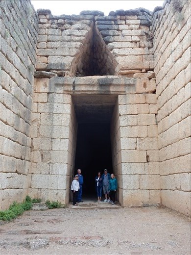 Treasury of Atreus or Tomb of Agamemnon. 