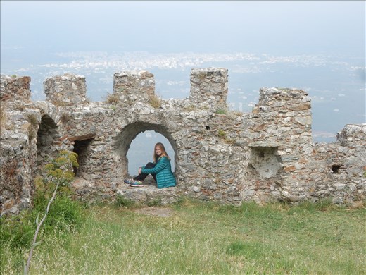 Byzantine fortress Mystras. 