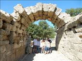 Partial tunnel leading to the stadium at Ancient Olympia. : by danidawnandstevo, Views[335]