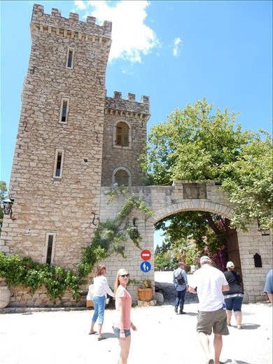 After a long tough day of sightseeing we visited Achaia Clauss winery in Patras. Founded in 1861 some barrels  still contain wine dating back to the 1800's and are bottled and drank on special occasions. 