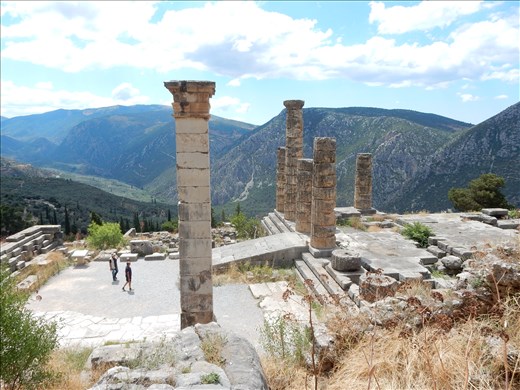 Temple of Apollo at Delphi. 