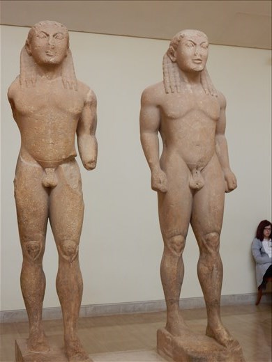 The seven foot tall statues of the 