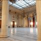 Inside the Palace of the Parliament. Probably the biggest waste of money and space we have ever seen. This is the ball room. Portraits of Nicolae and Elena Ceausescu were supposed to be at opposite ends but they were executed by firing squad before it could be completed.  Views[387]