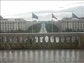 The balcony from within the Palace that Ceausescu was supposed to address his nation. He was executed before that ever happened but Michael Jackson got to use it and infamously said The balcony from within the Palace that Ceausescu was supposed to address his nation. He was executed before that ever happened but Michael Jackson got to use it and infamously said