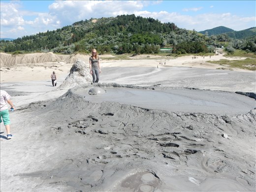 The mud was surprisingly cold. 