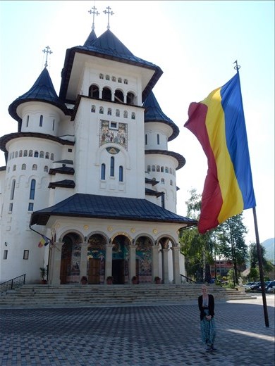 One of many beautiful churches in Romania. 
