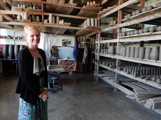 Visited a black clay ceramic factory. 