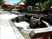 A traditional wooden whirlpool to wash carpets. Throw your area rug in the whirlpool for twenty-four hours and hang it to dry. One of the last remaining ones in Romania. : by danidawnandstevo, Views[373]