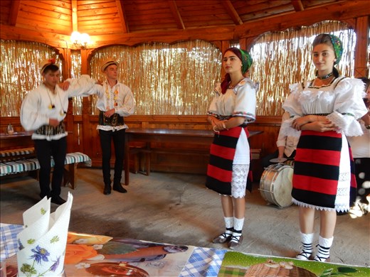 Attended a traditional Romanian dance and feast and of course plenty of plum brandy. 