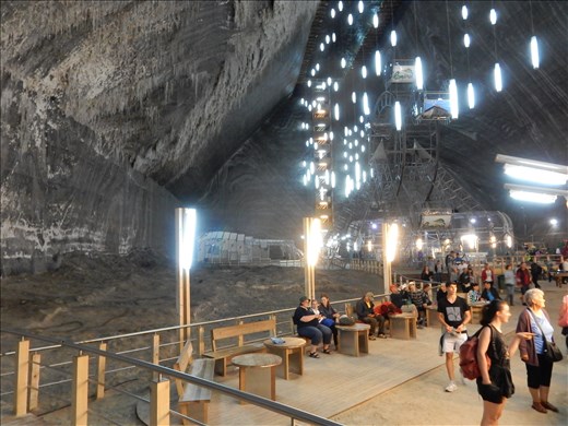 A most unique experience visiting the Salina Turda Salt Mine. It even had a ferris wheel. 