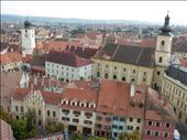 View of Sibiu from the bell tower of Franciscan Church.: by danidawnandstevo, Views[418]