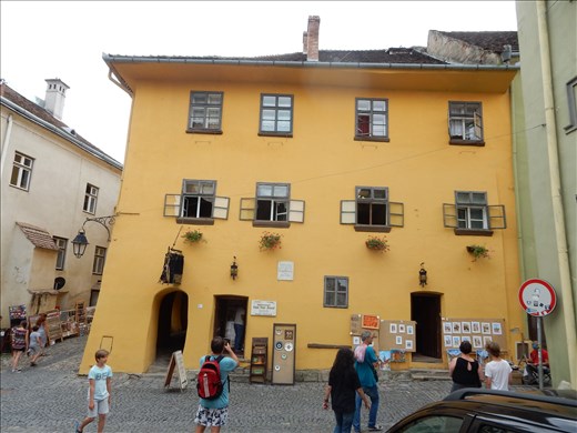 Vlad the Impalers house he was born in. 