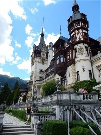 Peles Castle is known as one of the most beautiful castles in Europe. Located in the Carpathian Mountains near the town of Sinaia construction began in 1873 and took ten years to build and was one of the most modern of its time. 