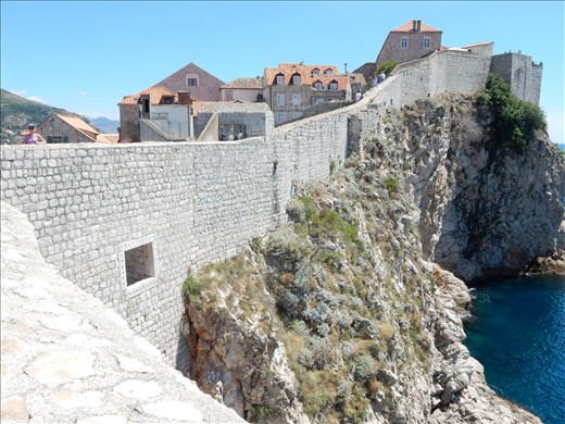 Outside the walls of Old Town Dubrovnik. 