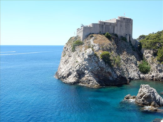 Game of Thrones walking tour took us to many of the filming locations near Old Town. Fort Lovrijenac or the Red Keep was the scene of Joffery's death. Our tour guide is an extra an shared great stories about the cast. She told us Joffery is actually the sweetest man ever and has left acting because of death threats he received playing his role as Joffery. 