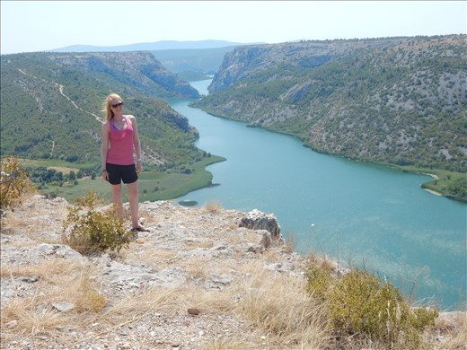 Rented a car for ten days and headed north from Split. First stop Krka National Park. 