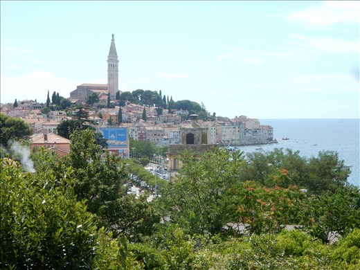 Wine tasting in the town of Rovinj.