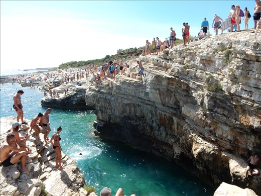 Spent a good part of the day watching people throw themselves off cliffs. 