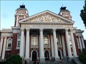 The Ivan Vazof National Theater was one of the more beautiful buildings in Sofia. : by danidawnandstevo, Views[358]
