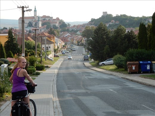 Day 1 on eight day biking tour of the Czech Republic beginning in Mikulov. 