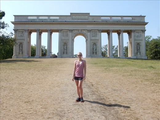 One of several memorials along the bike trail. 