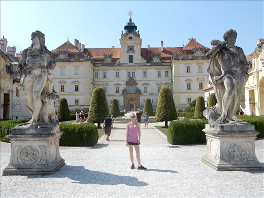 Tour of the Valtice Palace or more specifically the wine cellar inside the palace. 