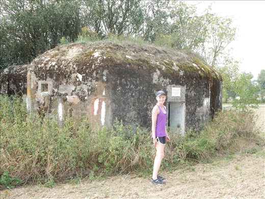 One of the many bunkers we came across along the way. 
