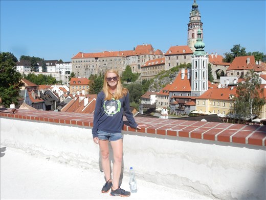 Ceskey Krumlov Castle.