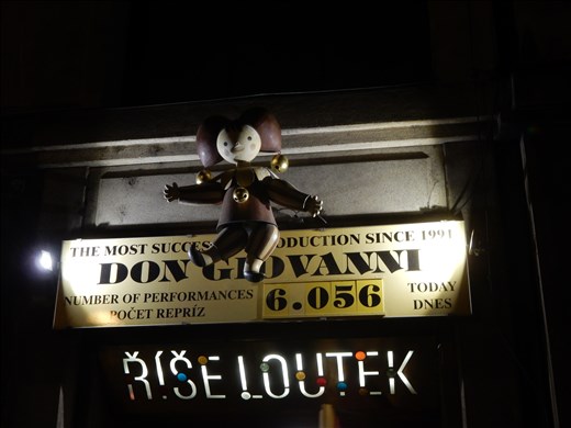 Went to a mannequin show in Prague. Very entertaining even though it was in Italian. 