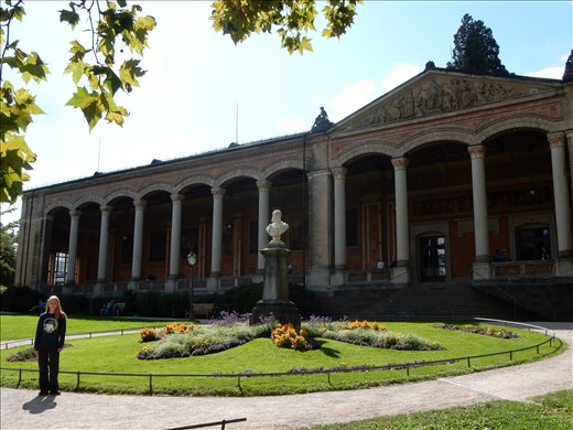 Self guided 90 minute walking tour took you along the Oos River in Baden-Baden past the Kurhaus Spa Complex and Trinkhalle (pumphouse).  