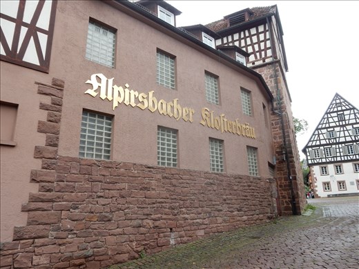 Alpirsbacher Klosterbrau brewery tour in the town of Alpirsbach. 