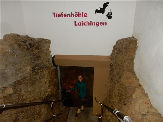 Tiefenhohle Laichingen is one of the deepest caves in Germany. It was discovered in 1892 after a pile of sand collected on the surface used for cleaning mysteriously disappeared. Thinking someone stole the sand the sand miner sat up all night waiting to catch the thief but later realized the sand was falling into a crack in the ground. 