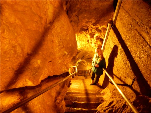 Descending 180 feet below the surface. 