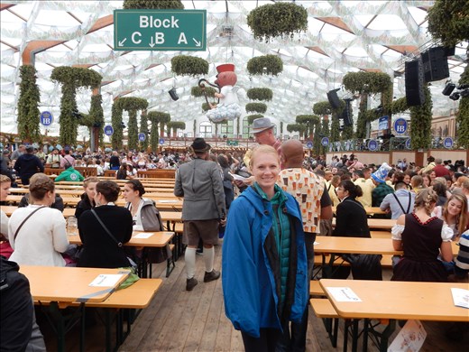 Some of the larger beer halls can hold up to 12,000 people. 