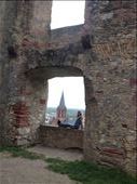 Landskron Castle ruin built around 1210 in the city of Oppenheim. : by danidawnandstevo, Views[379]