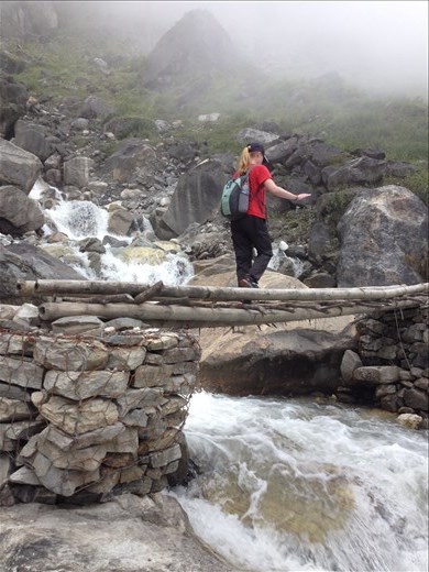 One of the many river crossings. 