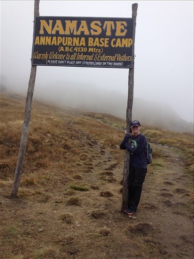 After many days of trekking we arrived at the Annapurna Base Camp or aka ABC. 