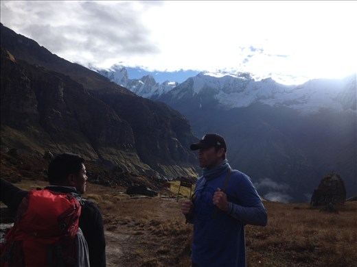 Our trusty guide. His first trek of the season and he was a little out of shape. 