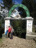 Entering the checkpoint to begin our trek to Gokyo Ri. : by danidawnandstevo, Views[306]