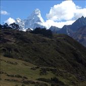 Even though Everest is the most popular there are many other spectacular mountains around her. : by danidawnandstevo, Views[288]