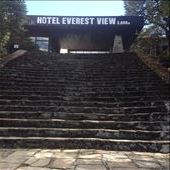 A very nice $200 a night hotel with a patio view of Everest on clear days. Most guests are flown in by helicopter. : by danidawnandstevo, Views[300]