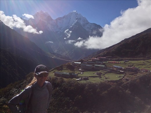 Saying goodbye to one village and off to the next. 