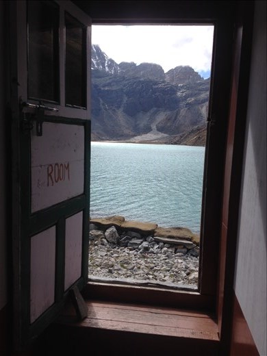 Made it to our room. 