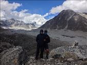 Day hike at Gokyo Lake to check out the glacier. : by danidawnandstevo, Views[230]
