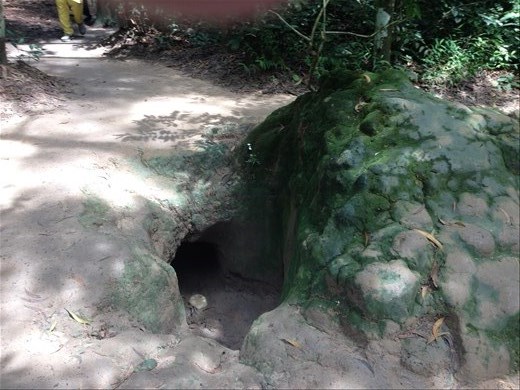 The tunnels were used by Viet Cong soldiers as hiding spots and served as communication, supply routes, hospitals and food and weapon caches. 