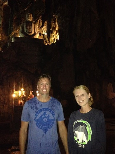 This cave was used as a hospital during the Vietnam War. 