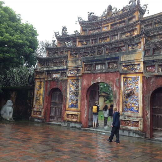 Entrance to the Kings Temple in the Imperial City. 