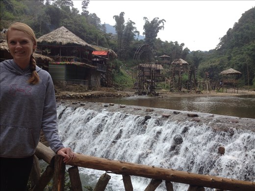 Waterwheels in Cat Cat were just for show and did not appear to be patched into the grid. 