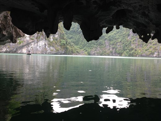 Caves in Ha Long Bay. 