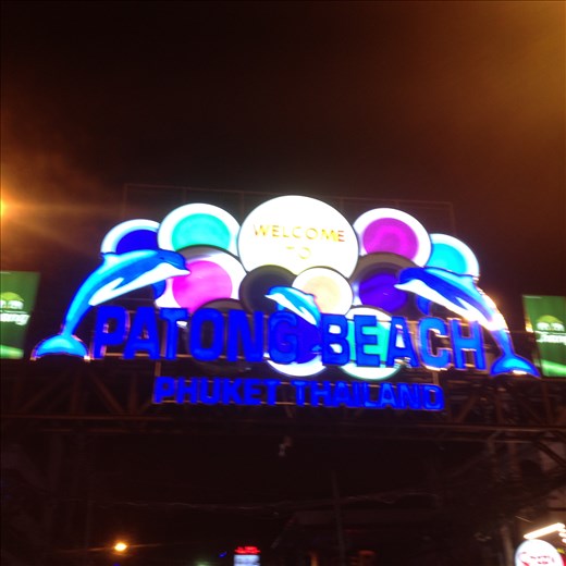 Patong Beach Thailand and the infamous Bangla Road. 